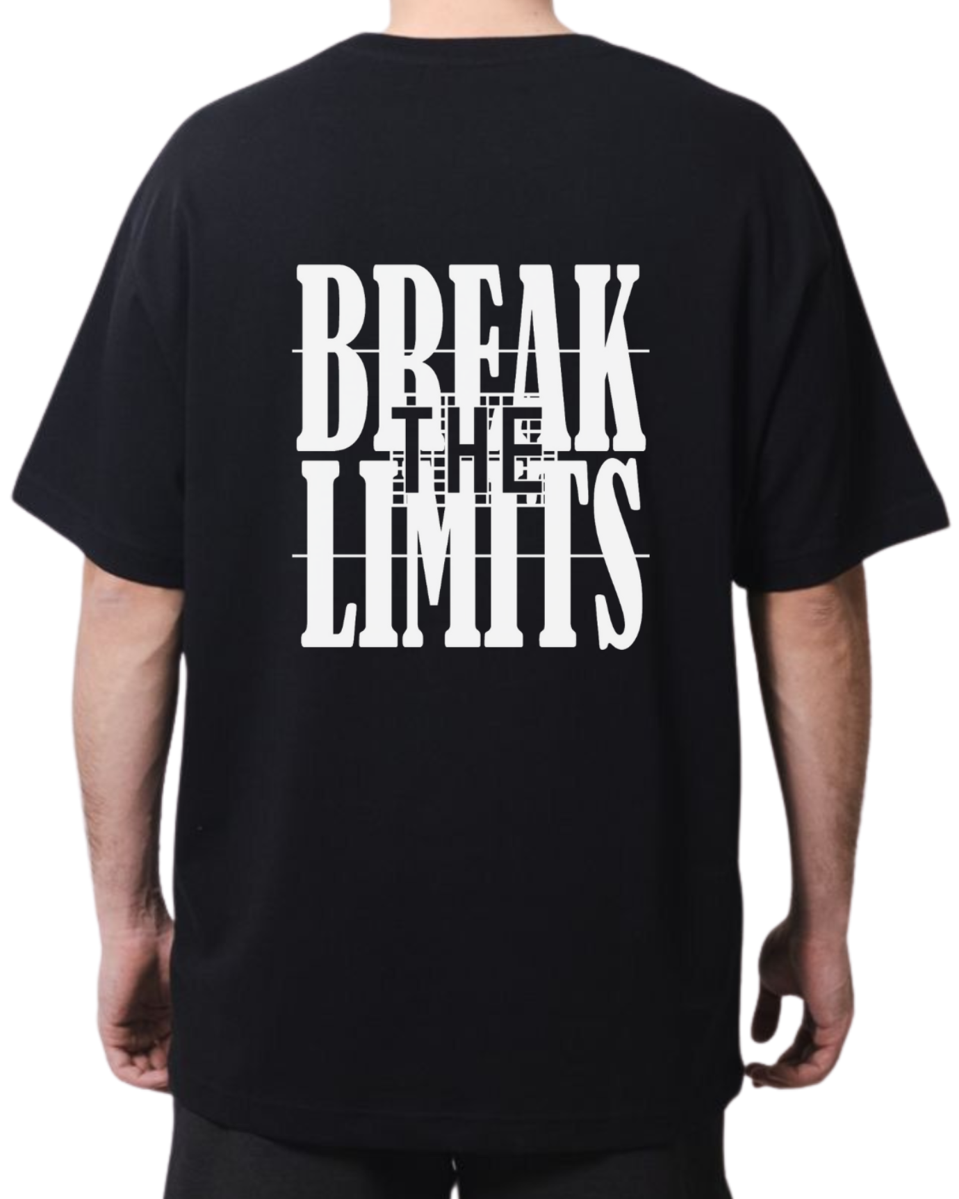 Polo Oversized Negro - Break The Limits